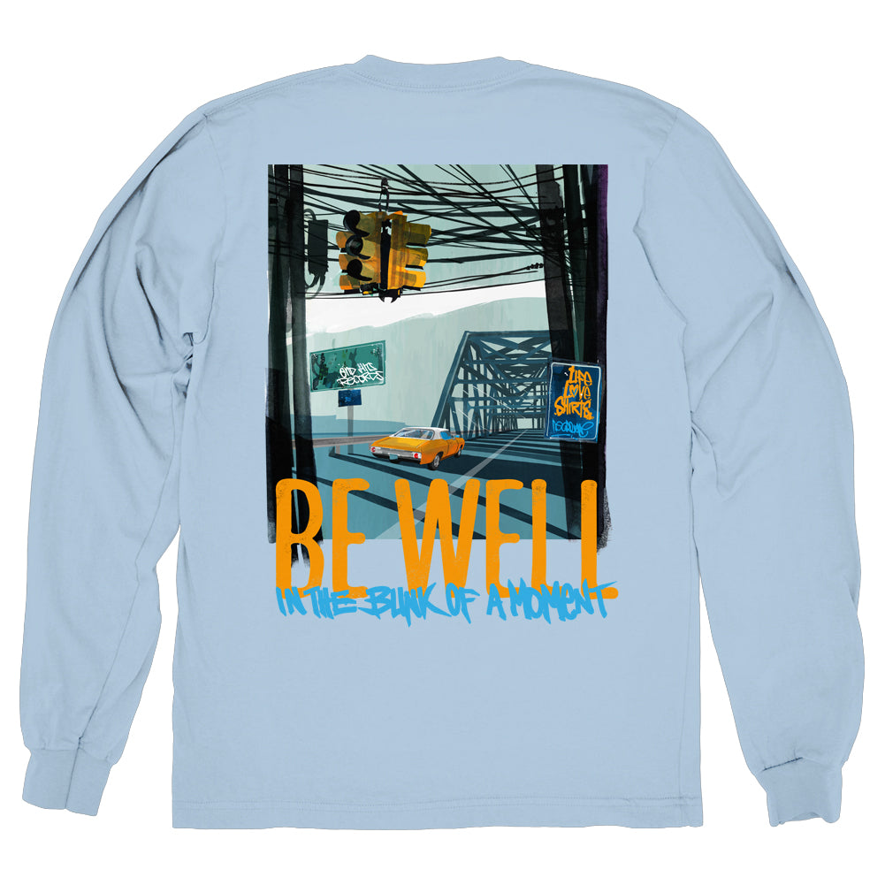 BE WELL "Life Love Shirts - Sky" Longsleeve