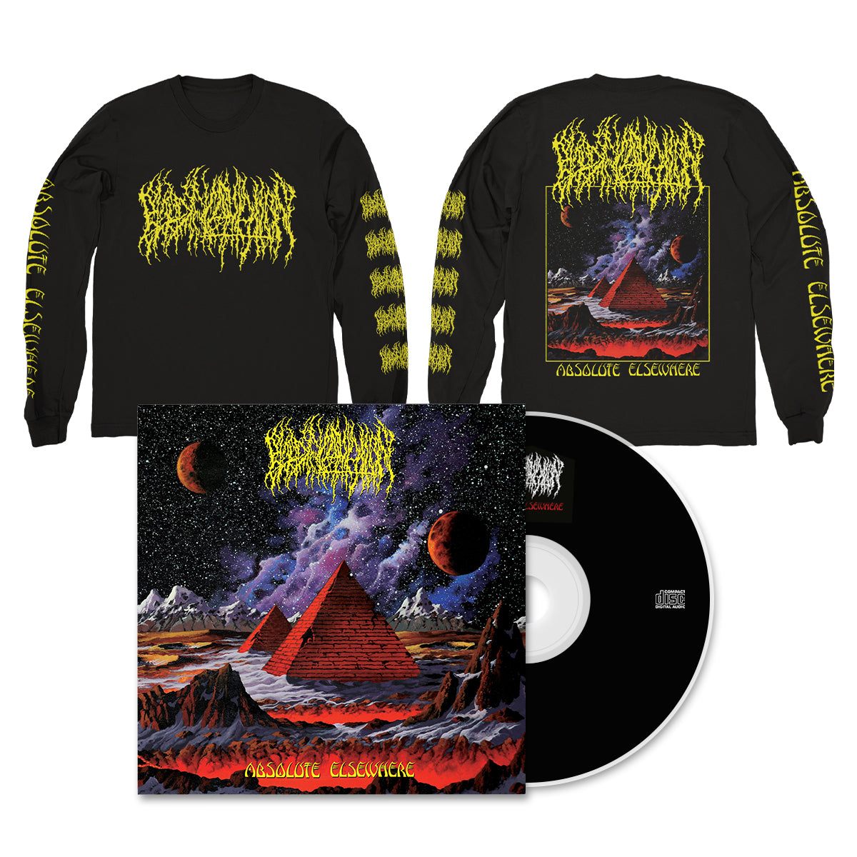 BLOOD INCANTATION "Absolute Elsewhere" CD + Longsleeve Bundle