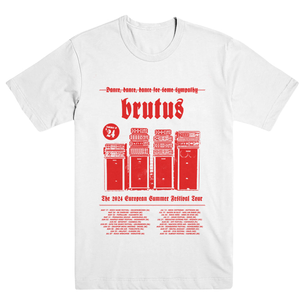 BRUTUS "EU Summer Festivals '24 - White" T-Shirt