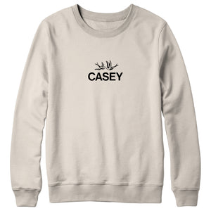 CASEY "Embroidered Logo" Crewneck