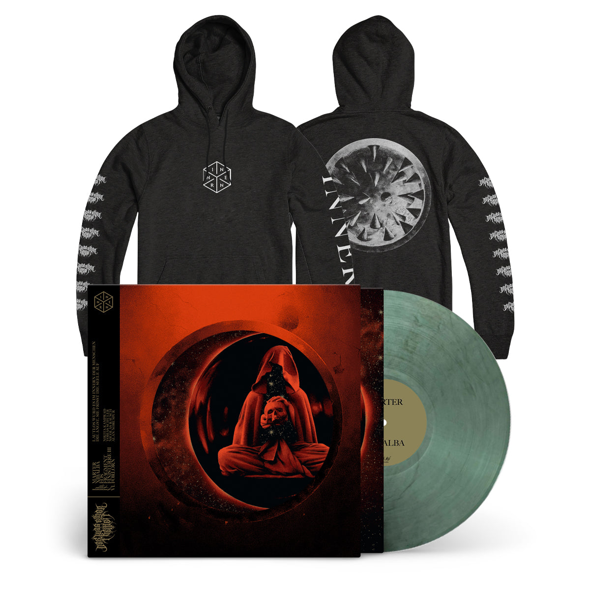 DER WEG EINER FREIHEIT "Innern" LP + Hoodie Bundle FRANKENSTEIN W SIGNED INSERT (EG EXCLUSIVE)