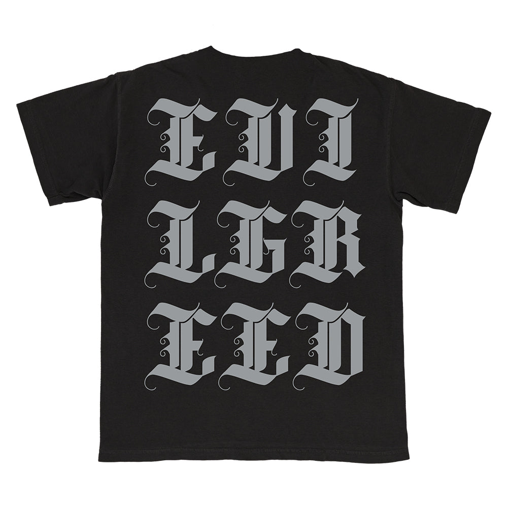 EVIL GREED "Letters - Black" T-Shirt