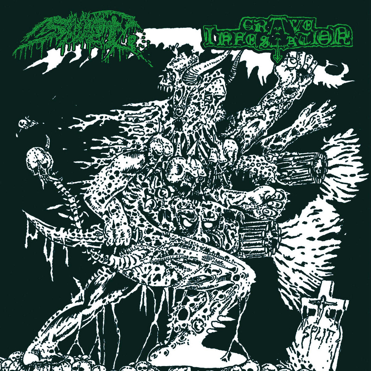 GRAVE INFESTATION/SNET "Split" 7"