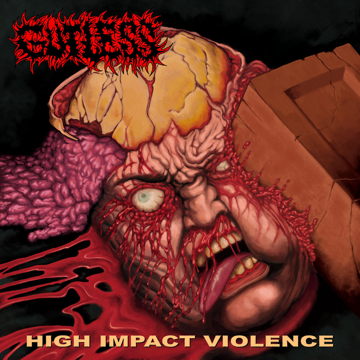 GUTLESS "High Impact Violence" LP