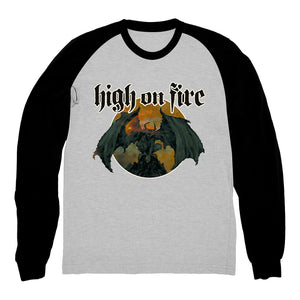 HIGH ON FIRE "Blessed Black Wings" Baseball Longsleeve