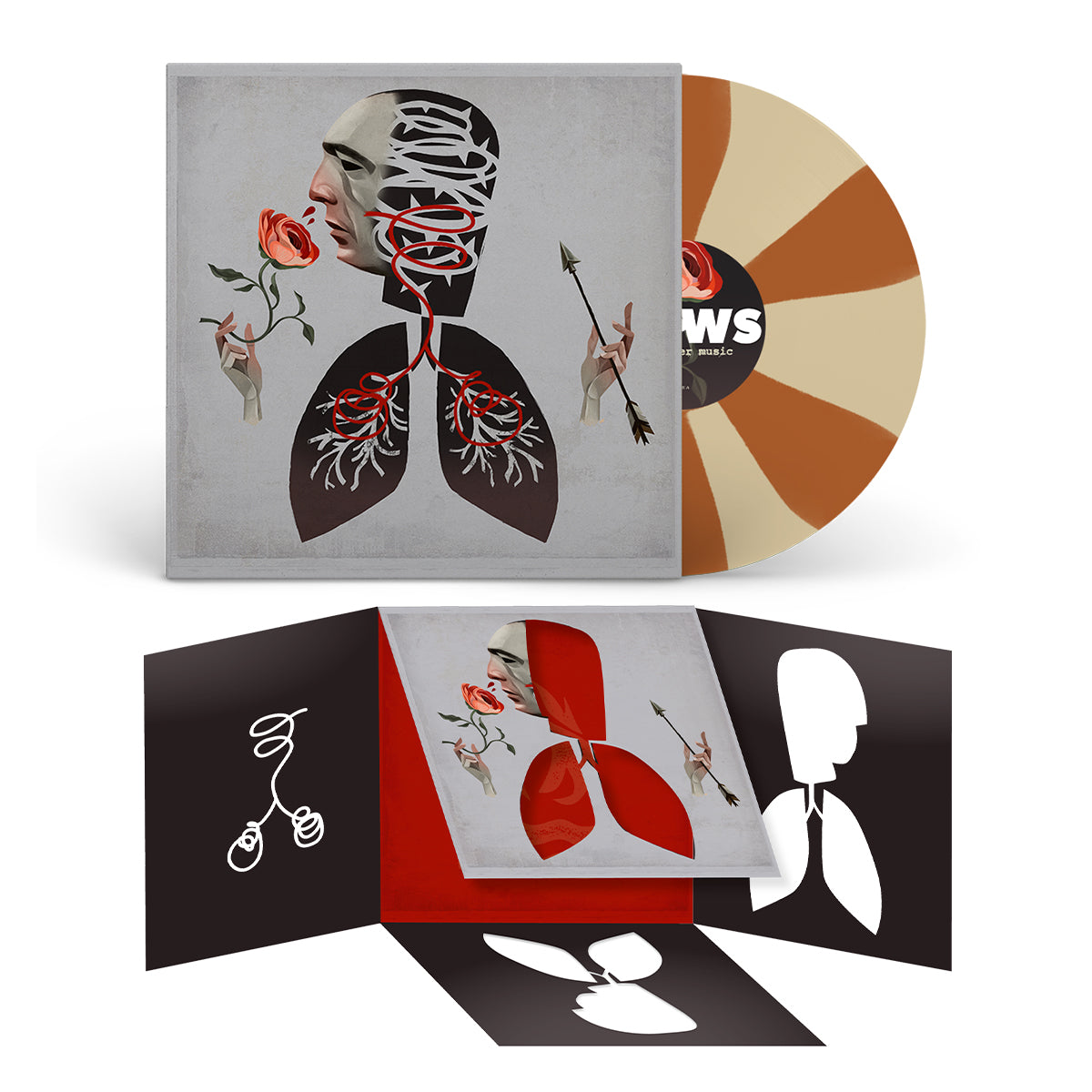 HOT WATER MUSIC "Vows" LP + Coffee Mug + Art Print Bundle