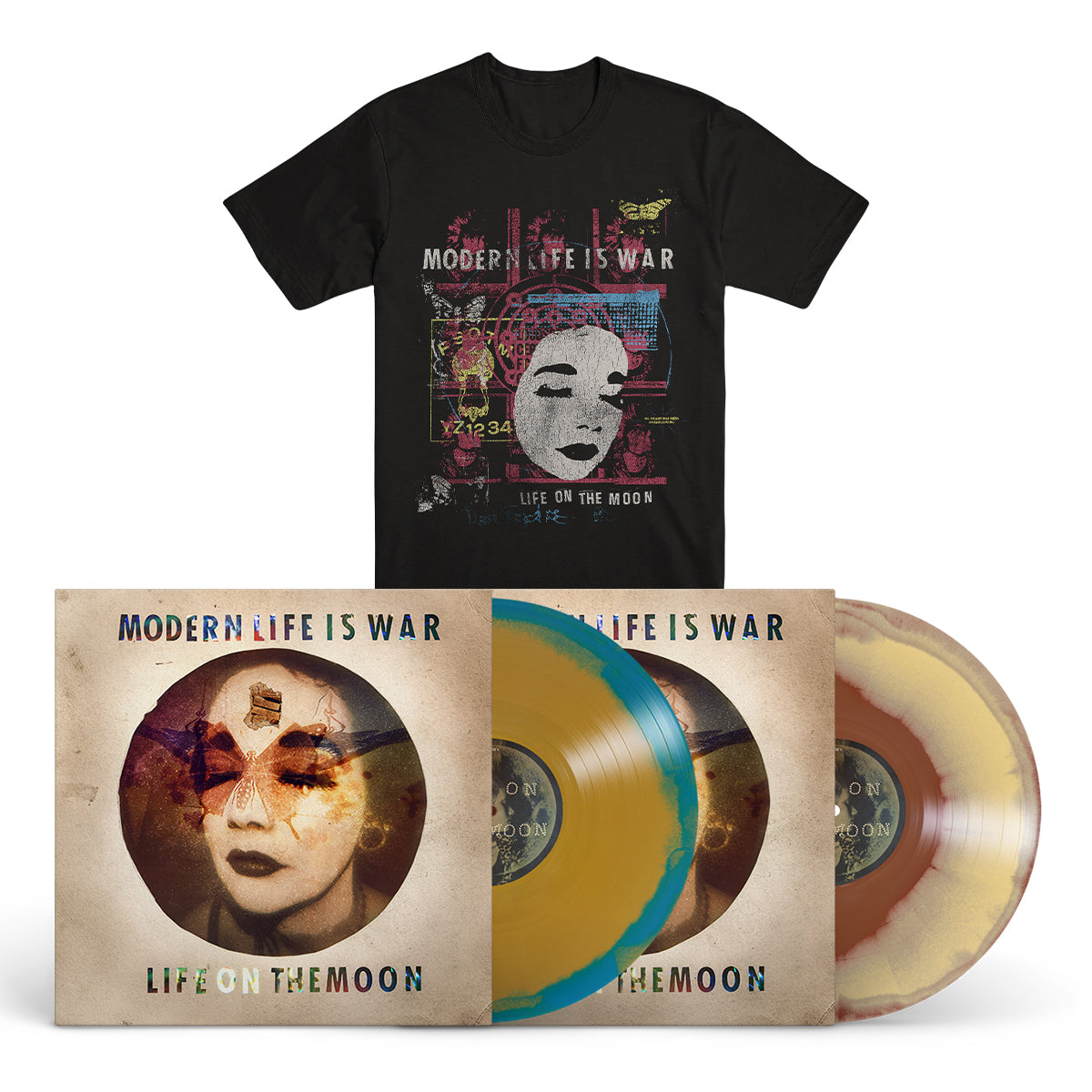 MODERN LIFE IS WAR "Life On The Moon" LP + T-Shirt Bundle