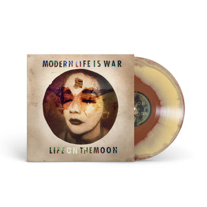 MODERN LIFE IS WAR "Life On The Moon" LP YELLOW & BROWN SMASH