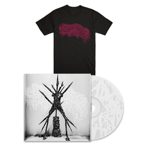 SANGUISUGABOGG "Hideous Aftermath" CD + T-Shirt Bundle BLACK
