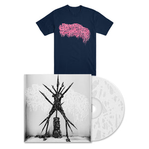 SANGUISUGABOGG "Hideous Aftermath" CD + T-Shirt Bundle NAVY
