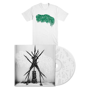 SANGUISUGABOGG "Hideous Aftermath" CD + T-Shirt Bundle WHITE