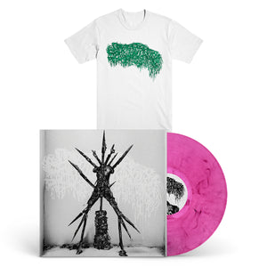 SANGUISUGABOGG "Hideous Aftermath" LP + T-Shirt Bundle MAGENTA LILAC MARBLED WHITE