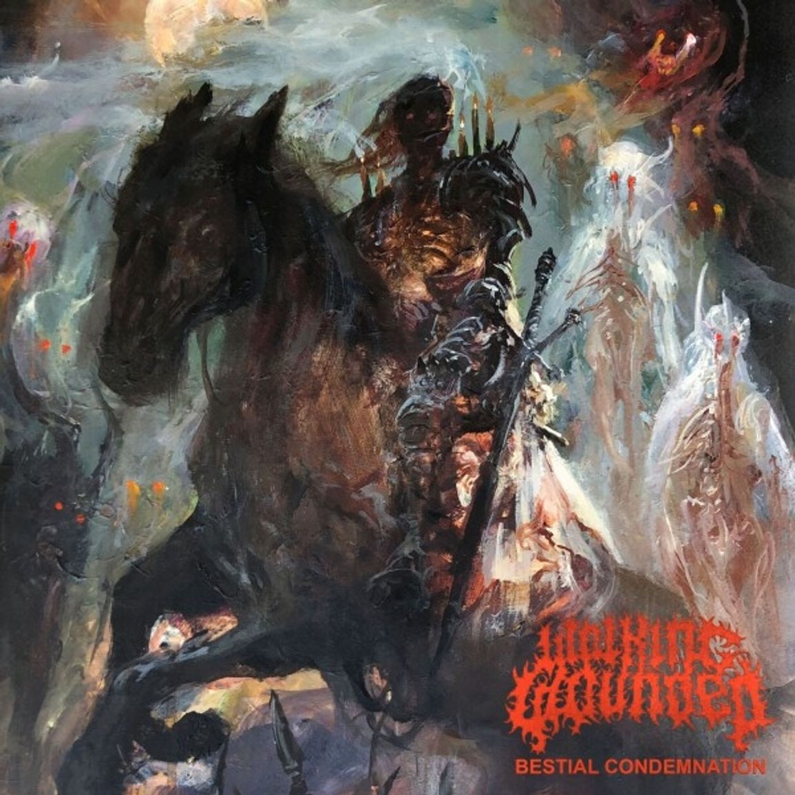 WALKING WOUNDED "Bestial Condemnation" LP