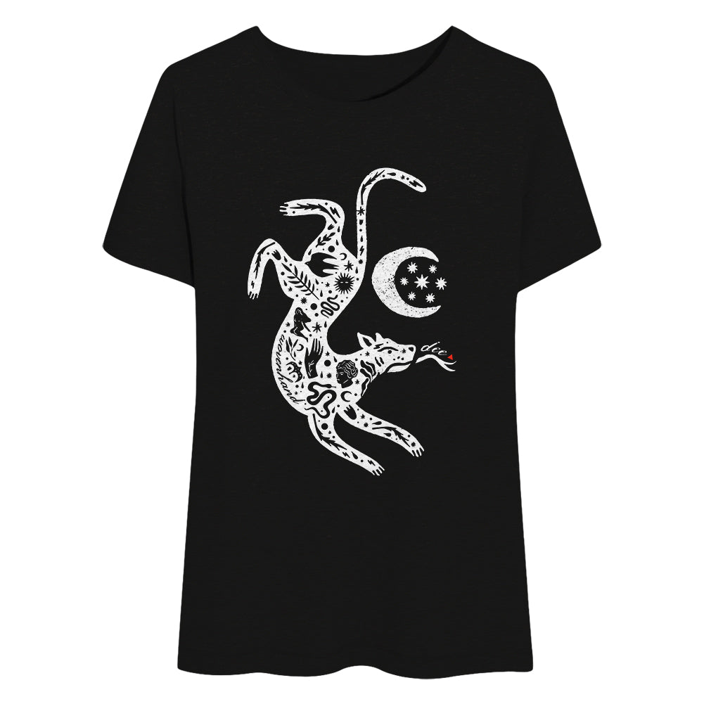 WOVENHAND "Alchemist - Black" Girl T-Shirt