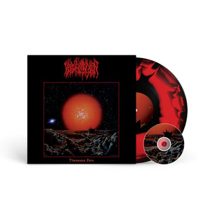 BLOOD INCANTATION "Timewave Zero" LP+CD RED BLACK INKSPOT (EVIL GREED EXCLUSIVE)