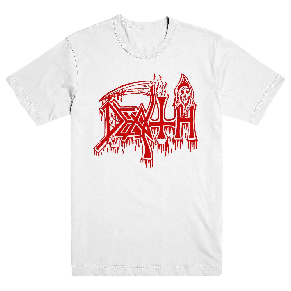 DEATH "Classic Logo White" T-Shirt