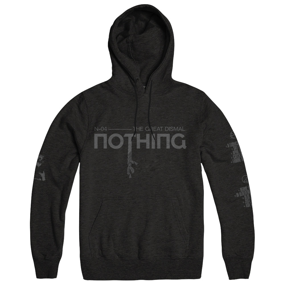 NOTHING "Tracklist - Black On Black" Hoodie