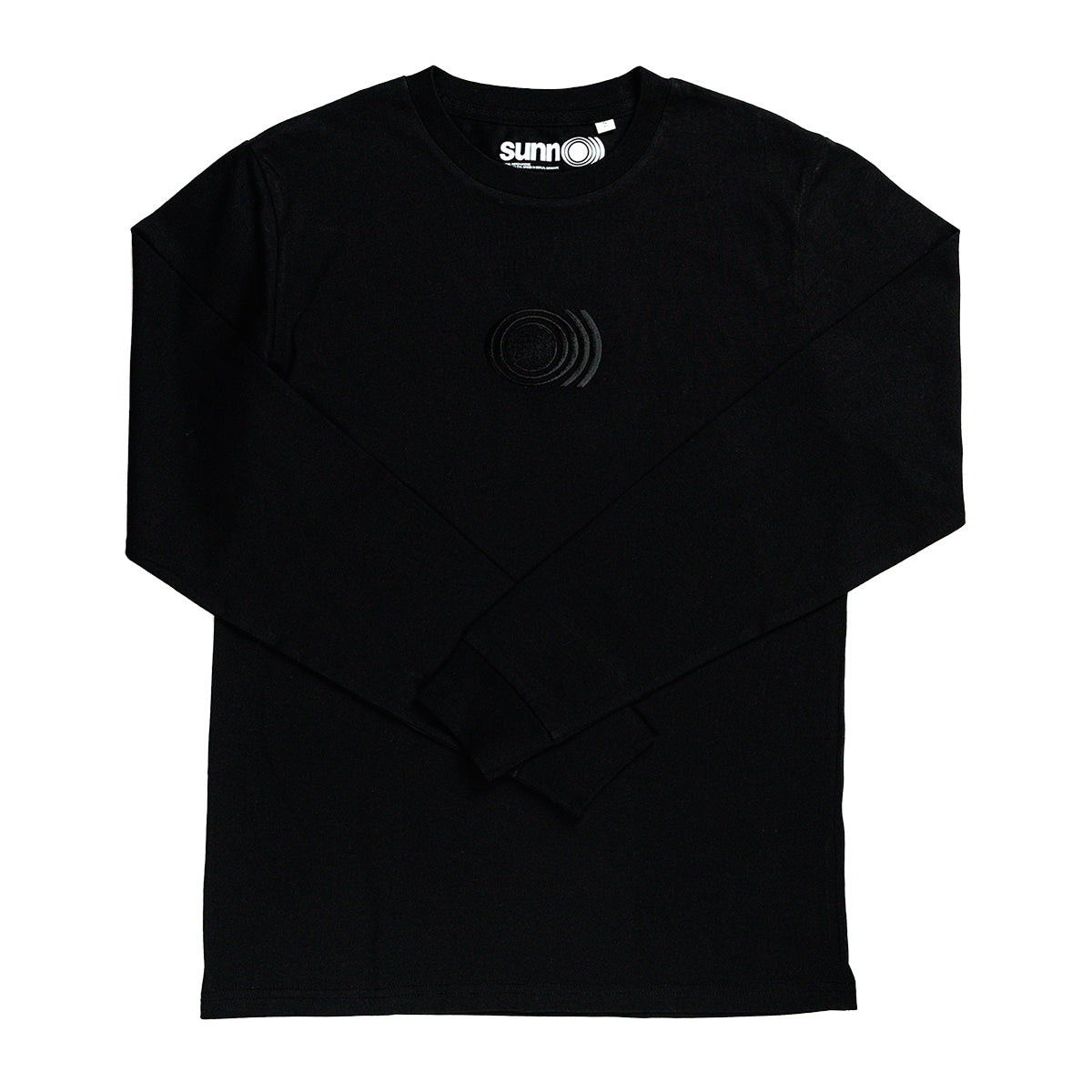 SUNN O))) "Embroidered Logo - Black On Black" Longsleeve