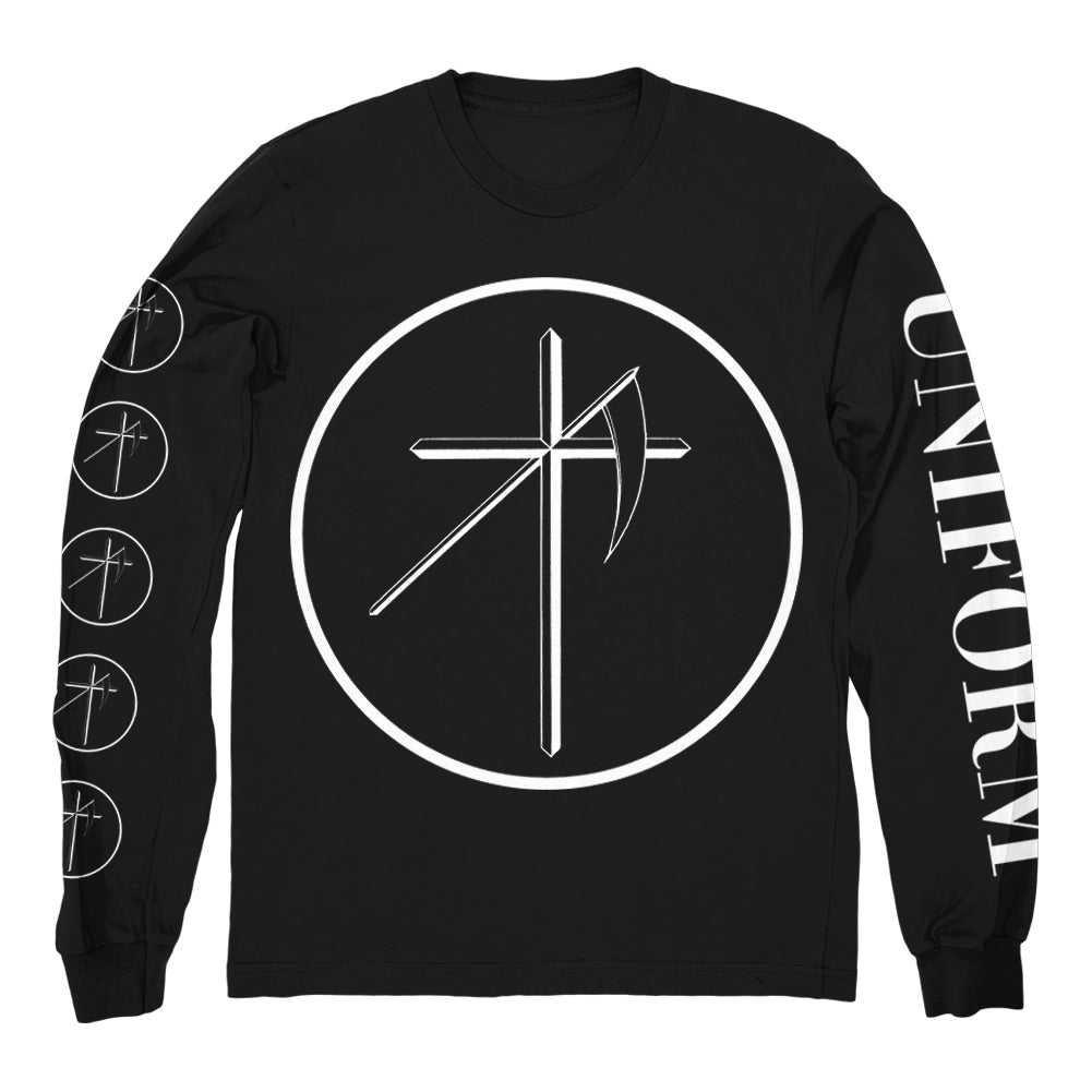 UNIFORM "Cross Circle Black" Longsleeve